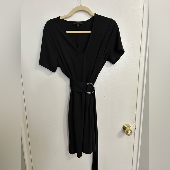 Dynamite Black Ribbed Dress - Size Medium - Picture 4 of 6
